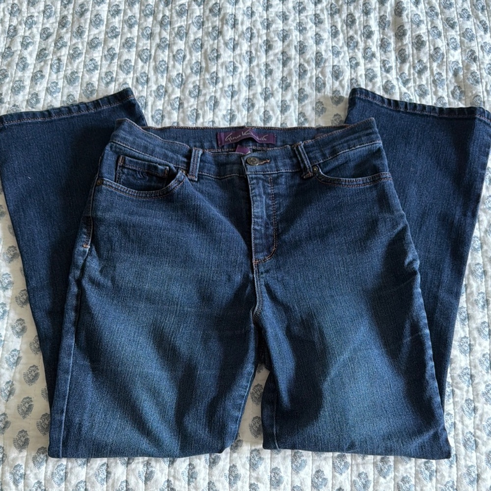 Gloria Vanderbilt Dark Blue Boot Cut Jeans